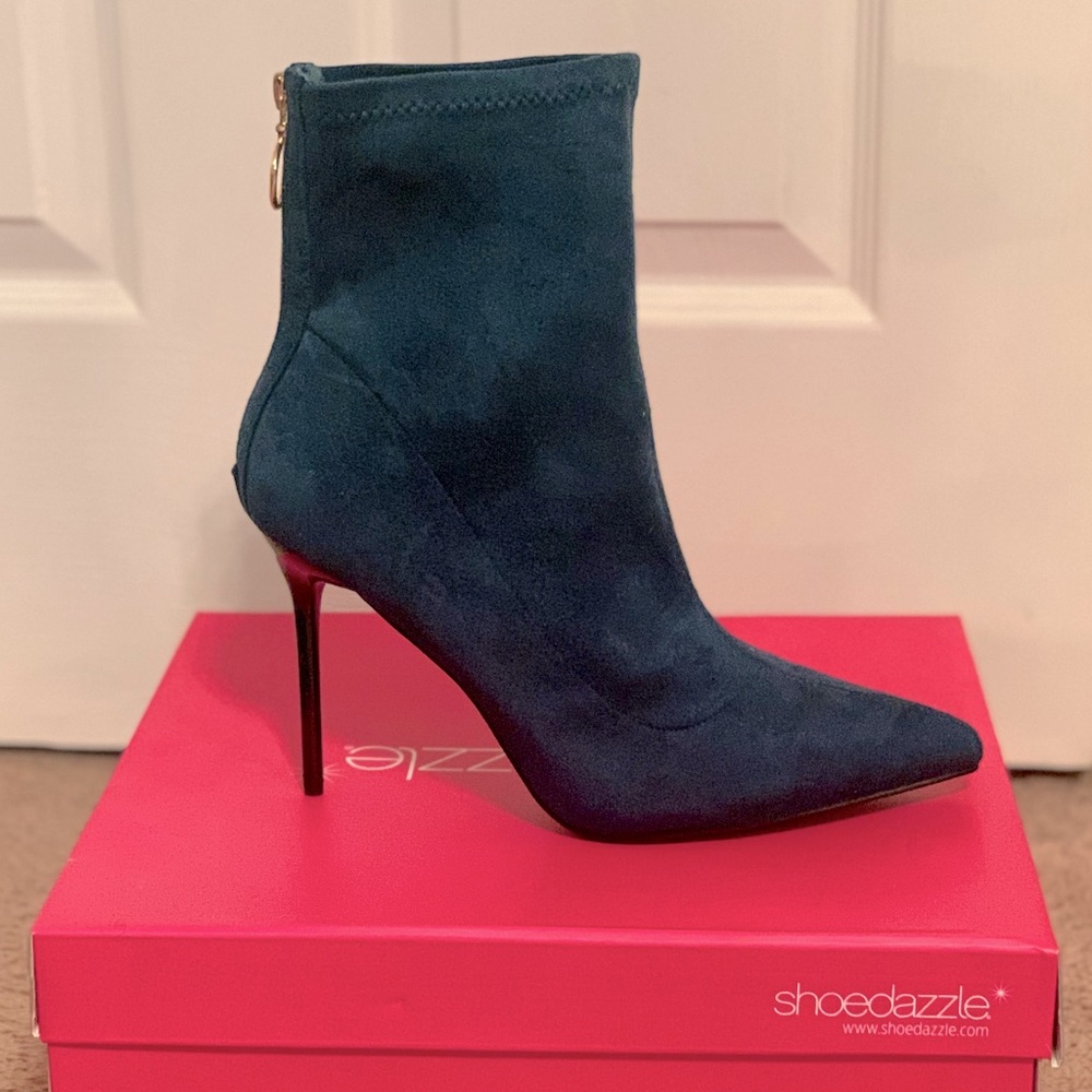 teal booties